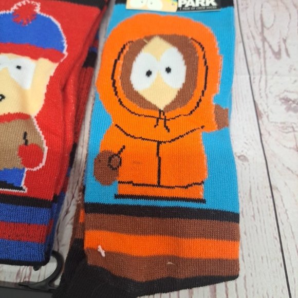 South Park Stan Kyle Kenny Cartman Socks Comedy Central Size 6-12 (5 Pairs) New - Picture 4 of 6